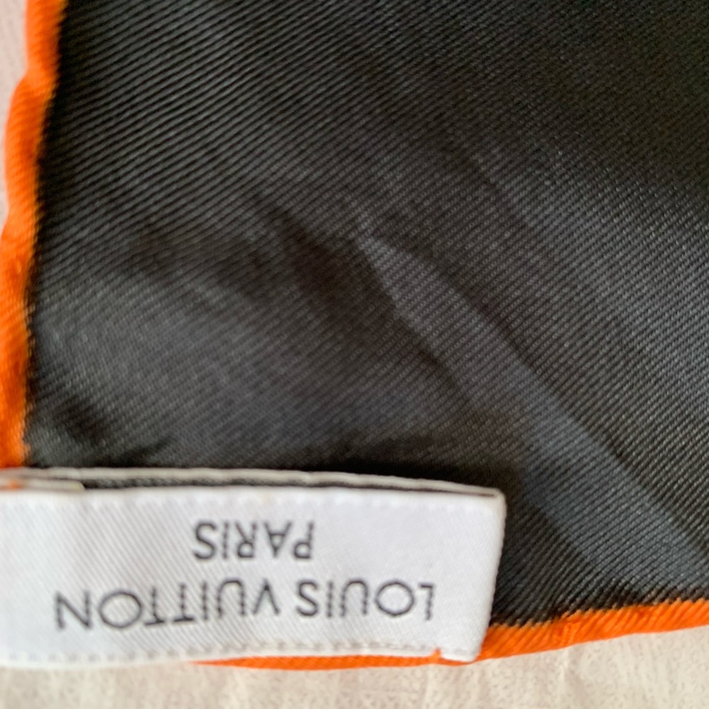 Louis vuitton multicolor mono silk scarf - Picture 4 of 7
